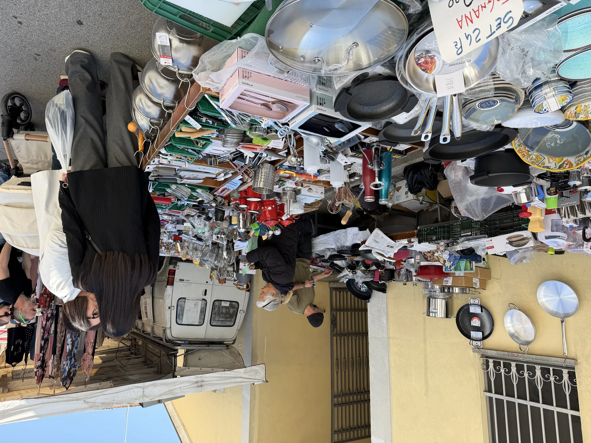 Groentemarkt in Le Marche