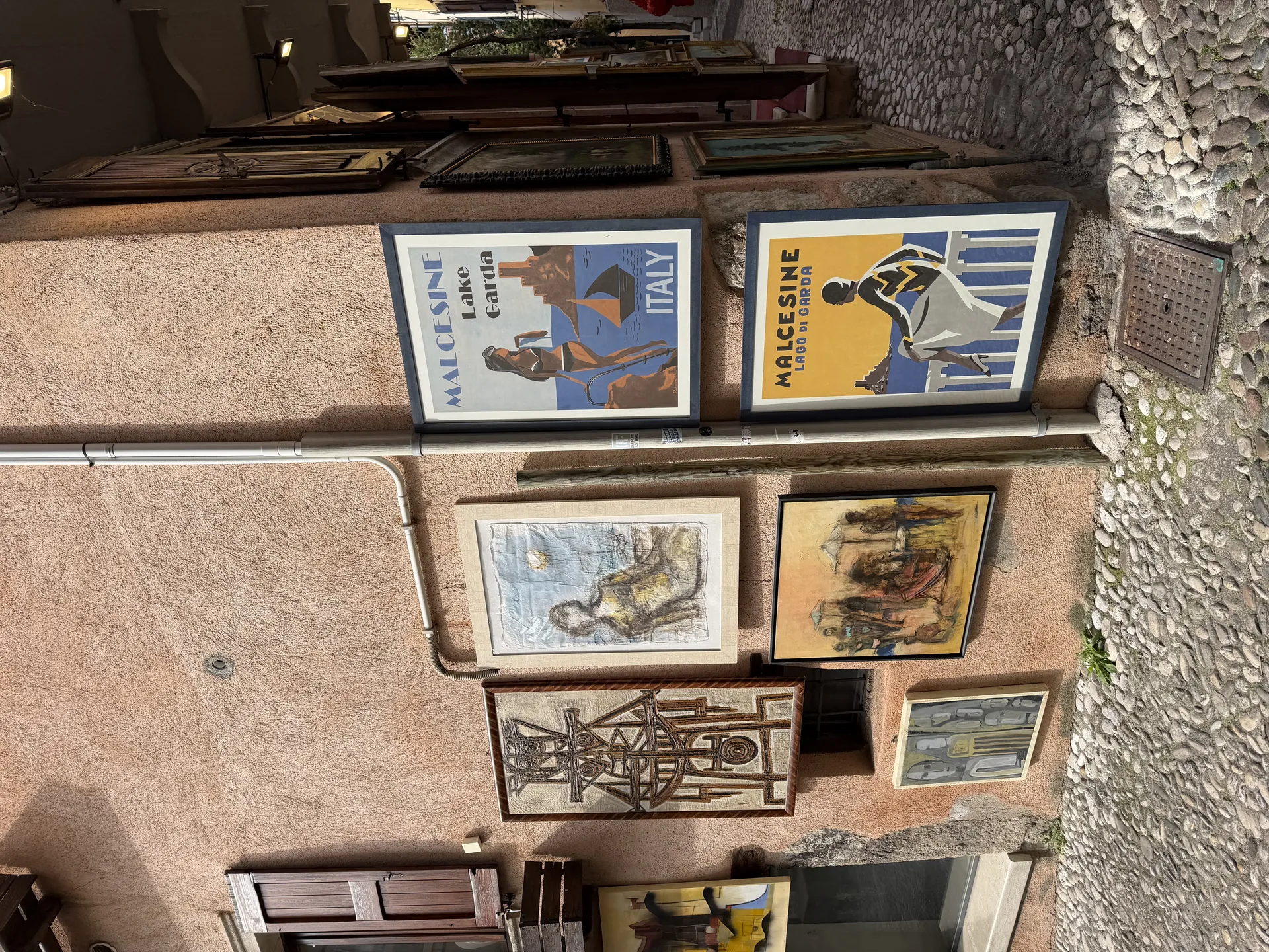 Vintage posters in de straatjes van Malcesine
